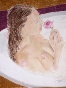 Voir le détail de cette oeuvre: bain a la rose