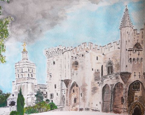 Avignon - le palais des papes